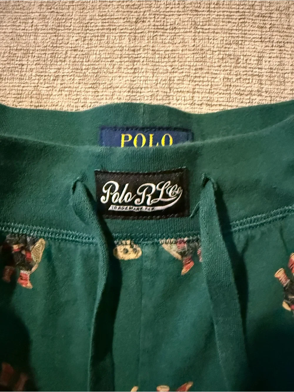 Polo Ralph Lauren Men's Polo Bear Pajama Jogger Pants. Size small